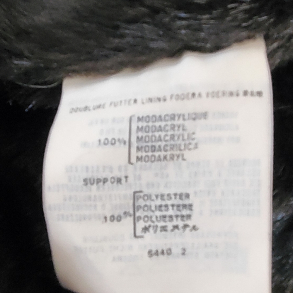 Vintage Claude Havrey Tan Nylon Faux Fur Liner Coat. XL. - Picture 6 of 14